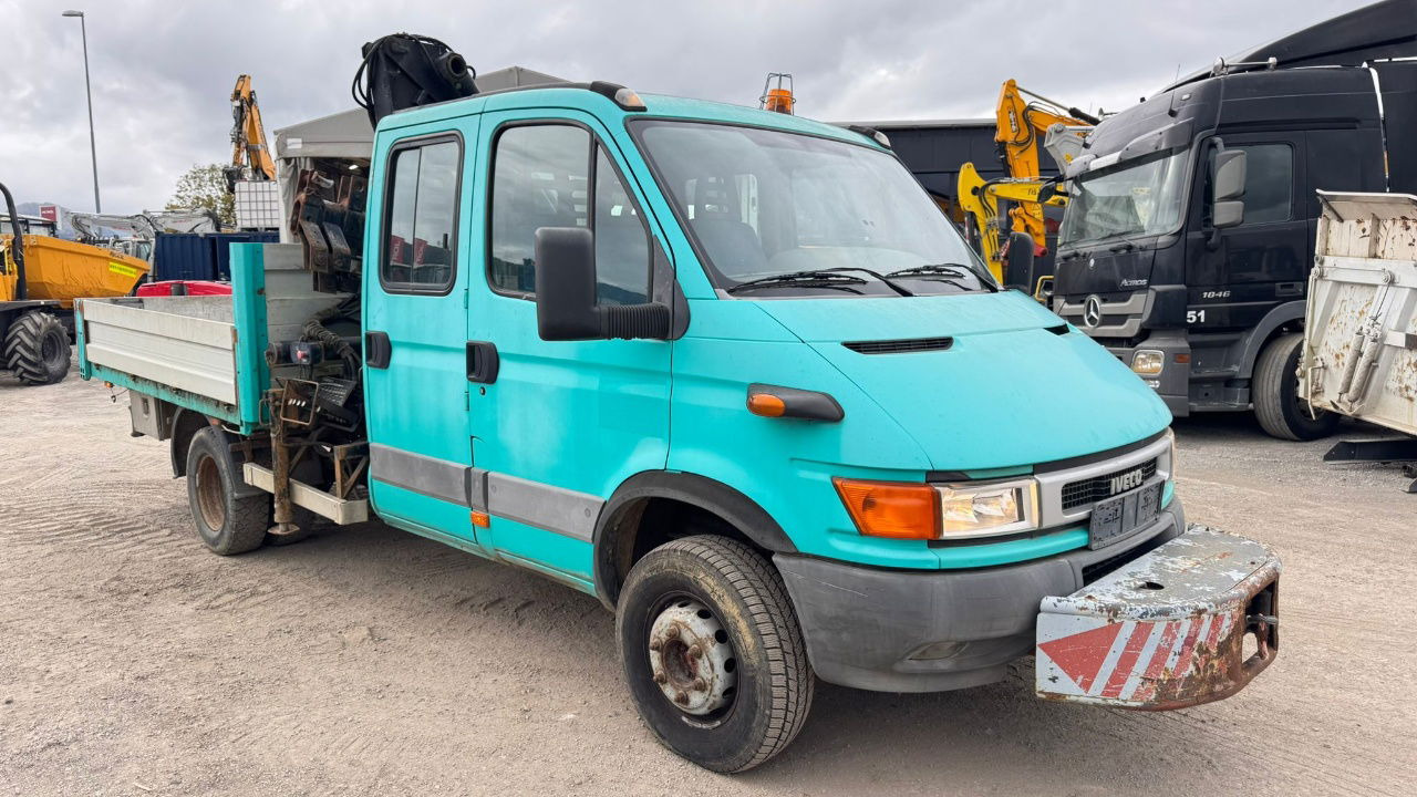 Iveco Daily 65 C15 stake body - Hiab 045-3 - 7.5M - Μικρό φορτηγό με καρότσα, Διπλοκάμπινο ελαφρύ επαγγελματικό: φωτογραφία 2 Iveco Daily 65 C15 stake body - Hiab 045-3 - 7.5M - Μικρό φορτηγό με καρότσα, Διπλοκάμπινο ελαφρύ επαγγελματικό: φωτογραφία 2