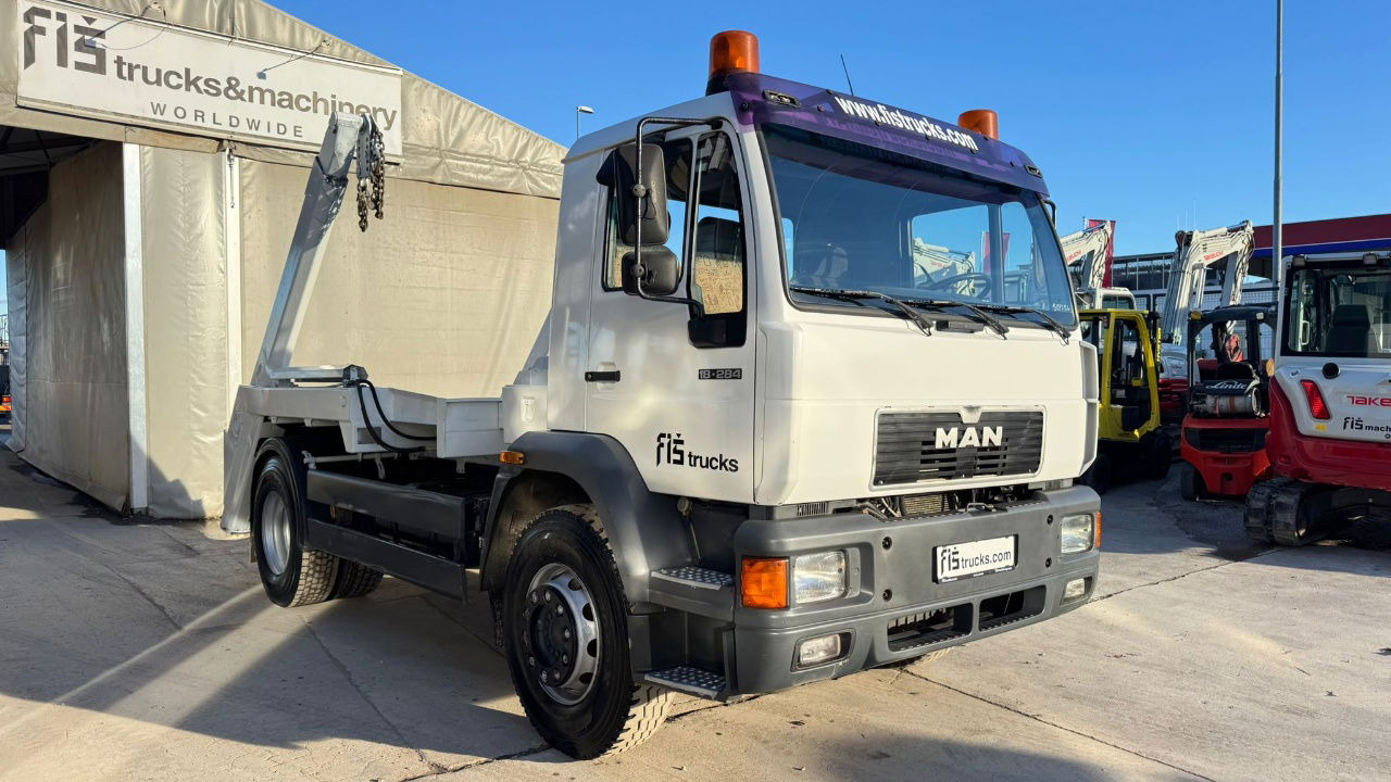 MAN 18.284 LK 4x2 absetz tipper - euro 2 - Φορτηγό μεταφοράς εμπορευματοκιβωτίων/ Κινητό αμάξωμα: φωτογραφία 3 MAN 18.284 LK 4x2 absetz tipper - euro 2 - Φορτηγό μεταφοράς εμπορευματοκιβωτίων/ Κινητό αμάξωμα: φωτογραφία 3