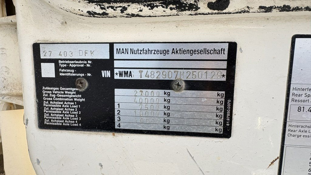 Φορτηγό ανατρεπόμενο MAN 27.403 - 6x4 - 3 sided tipper - perfect: φωτογραφία 23