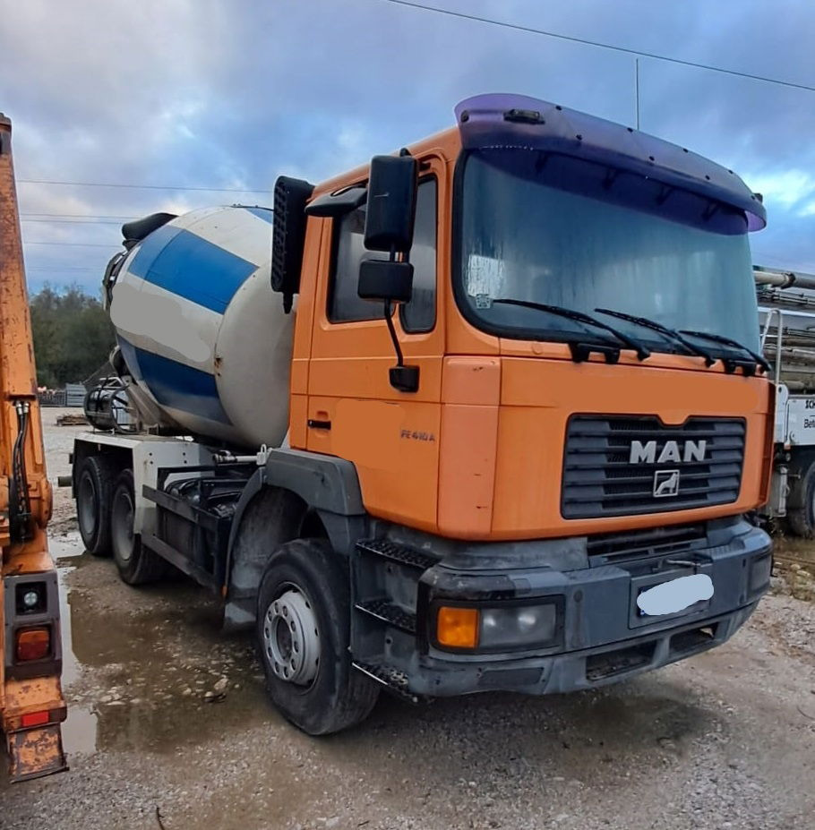 MAN FE 410A 6x4 mixer - 7m3 - euro 3 - Μπετονιέρα φορτηγό: φωτογραφία 2 MAN FE 410A 6x4 mixer - 7m3 - euro 3 - Μπετονιέρα φορτηγό: φωτογραφία 2