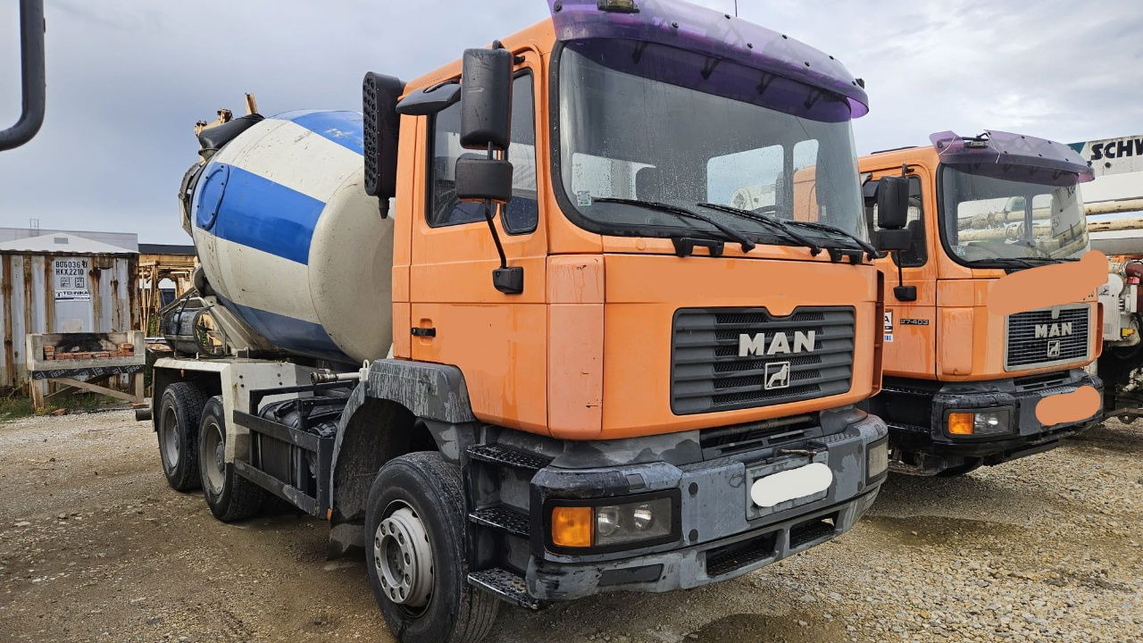 MAN FE 410A 6x4 mixer - 7m3 - euro 3 - Μπετονιέρα φορτηγό: φωτογραφία 2 MAN FE 410A 6x4 mixer - 7m3 - euro 3 - Μπετονιέρα φορτηγό: φωτογραφία 2