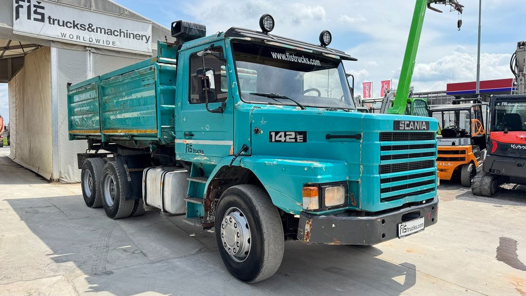 Scania R142-V8 H 6x4 3 sided tipper - full spring - Φορτηγό ανατρεπόμενο: φωτογραφία 3 Scania R142-V8 H 6x4 3 sided tipper - full spring - Φορτηγό ανατρεπόμενο: φωτογραφία 3