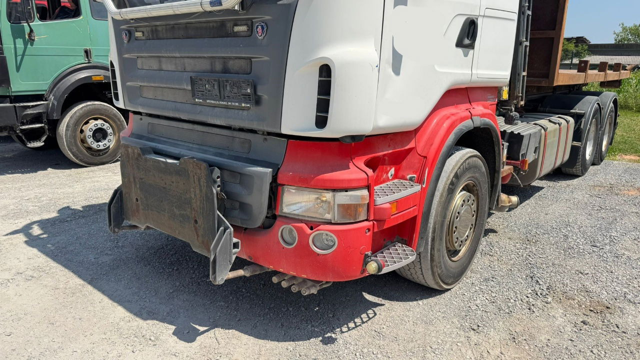 Scania R400 6x2 abroll tipper + plato - Φορτηγό μεταφοράς εμπορευματοκιβωτίων/ Κινητό αμάξωμα: φωτογραφία 2 Scania R400 6x2 abroll tipper + plato - Φορτηγό μεταφοράς εμπορευματοκιβωτίων/ Κινητό αμάξωμα: φωτογραφία 2