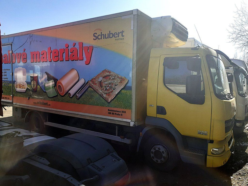 DAF LF45.210 mit Carrier Motorschaden engineproblem - Φορτηγό ψυγείο: φωτογραφία 1 DAF LF45.210 mit Carrier Motorschaden engineproblem - Φορτηγό ψυγείο: φωτογραφία 1