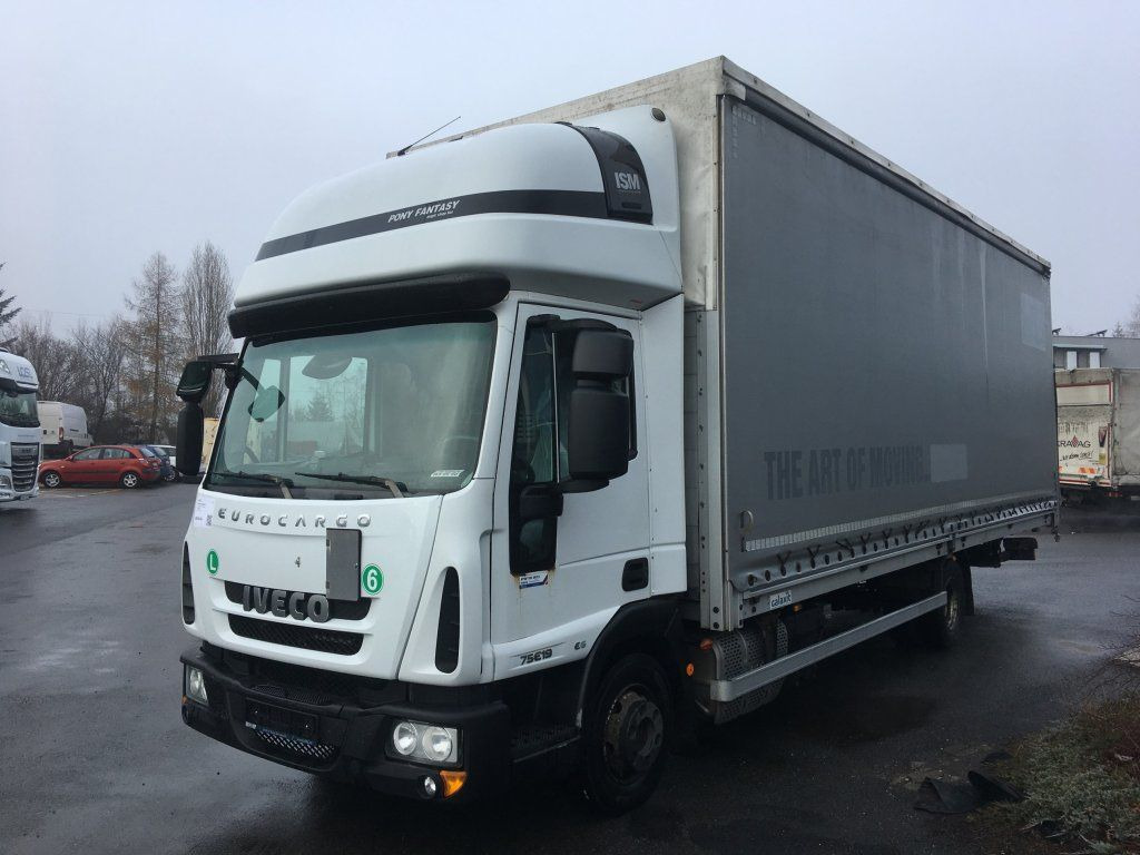 Iveco 75-190 Eurocargo 18 Pal. Dhollandia 1000 kg - Επαγγελματικό αυτοκίνητο με μουσαμά: φωτογραφία 2 Iveco 75-190 Eurocargo 18 Pal. Dhollandia 1000 kg - Επαγγελματικό αυτοκίνητο με μουσαμά: φωτογραφία 2