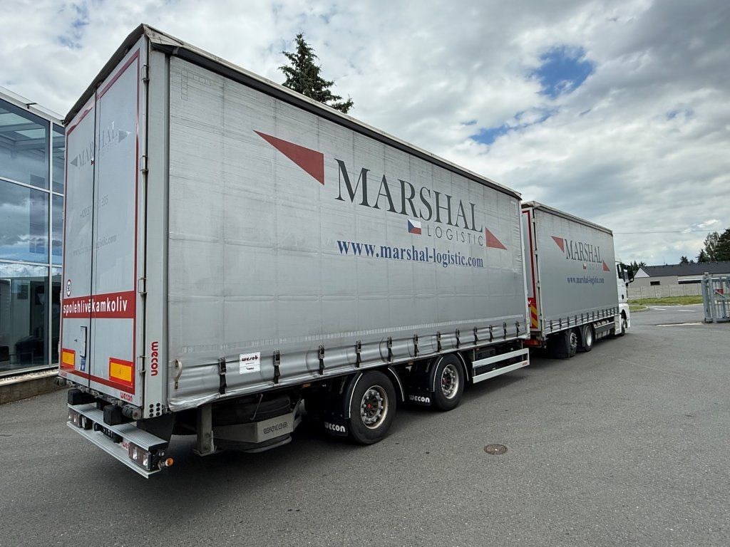 MAN TGX24.510 EURO 6 6x2 + Wecon - Φορτηγό μουσαμάς, Τρέιλερ κουρτίνα: φωτογραφία 3 MAN TGX24.510 EURO 6 6x2 + Wecon - Φορτηγό μουσαμάς, Τρέιλερ κουρτίνα: φωτογραφία 3