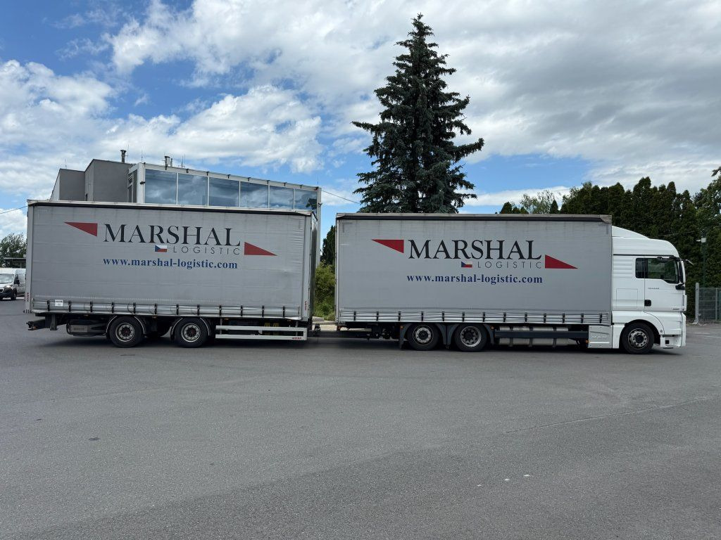 MAN TGX24.510 EURO 6 6x2 + Wecon - Φορτηγό μουσαμάς, Τρέιλερ κουρτίνα: φωτογραφία 2 MAN TGX24.510 EURO 6 6x2 + Wecon - Φορτηγό μουσαμάς, Τρέιλερ κουρτίνα: φωτογραφία 2