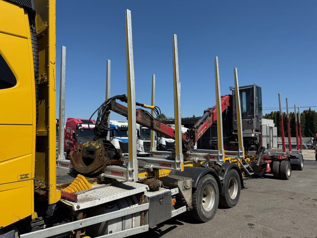 Volvo FH 16 750 6x4 + Fliegl - Φορτηγό ξυλείας, Φορτηγό με γερανό: φωτογραφία 4 Volvo FH 16 750 6x4 + Fliegl - Φορτηγό ξυλείας, Φορτηγό με γερανό: φωτογραφία 4