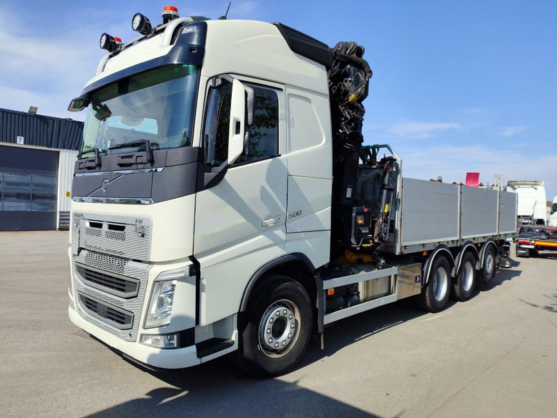 Volvo FH 500 | 8X4 | HIAB 408 E-6 | JIB 70X-4 | TULOSSA - Φορτηγό με ανοιχτή καρότσα, Φορτηγό με γερανό: φωτογραφία 1 Volvo FH 500 | 8X4 | HIAB 408 E-6 | JIB 70X-4 | TULOSSA - Φορτηγό με ανοιχτή καρότσα, Φορτηγό με γερανό: φωτογραφία 1