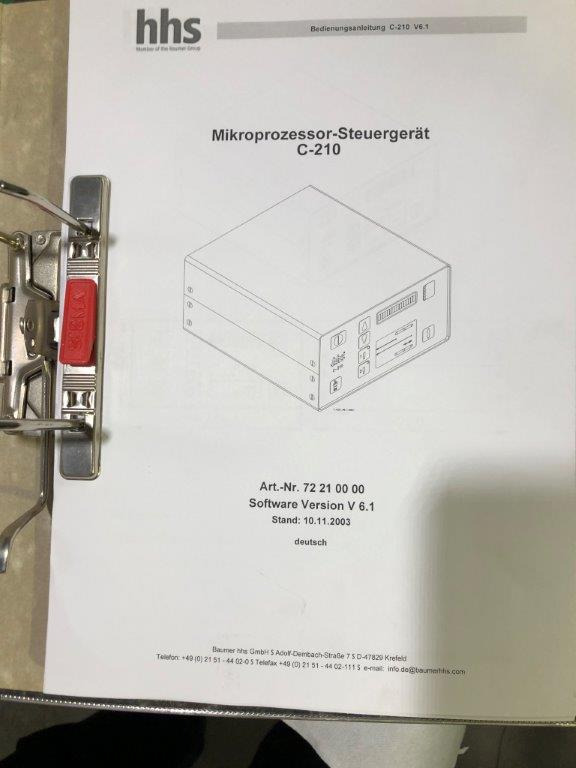 Baumer HHS C-210 cold gluing device - Διπλωτική μηχανή: φωτογραφία 2 Baumer HHS C-210 cold gluing device - Διπλωτική μηχανή: φωτογραφία 2