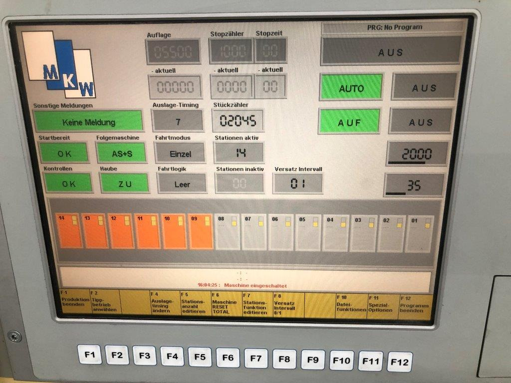 Gathering machine / booklet maker MKW Rapid UT 14B3GS + SFT 350 with 14 stations - Μηχανή συσκευασίας: φωτογραφία 4 Gathering machine / booklet maker MKW Rapid UT 14B3GS + SFT 350 with 14 stations - Μηχανή συσκευασίας: φωτογραφία 4