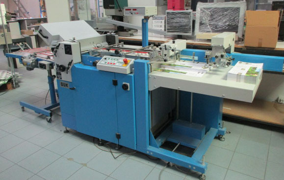 Griesser & Kunzmann buckle plate folder for small folds GUK FA 45-4-FL2 S-520 - Διπλωτική μηχανή: φωτογραφία 1 Griesser & Kunzmann buckle plate folder for small folds GUK FA 45-4-FL2 S-520 - Διπλωτική μηχανή: φωτογραφία 1