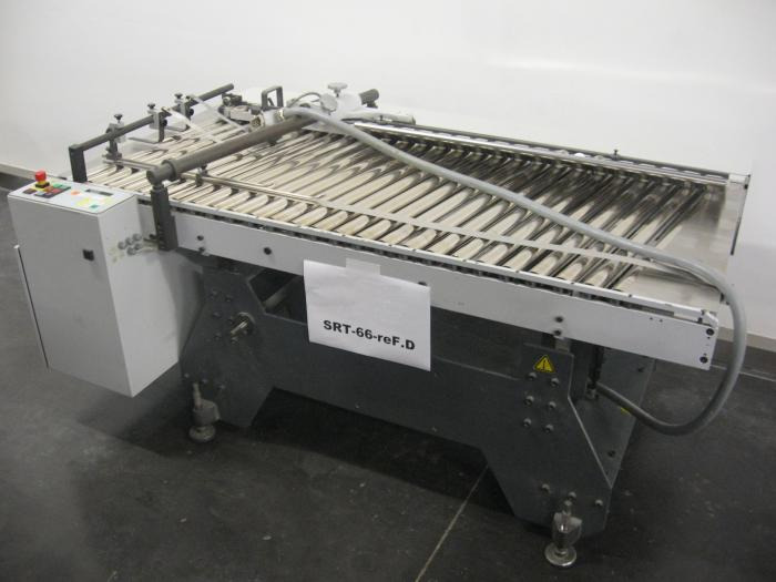 Heidelberg steel mobile, height-adjustable SRT 66 F-re-D inclined roller table (finishing station) - Διπλωτική μηχανή: φωτογραφία 1 Heidelberg steel mobile, height-adjustable SRT 66 F-re-D inclined roller table (finishing station) - Διπλωτική μηχανή: φωτογραφία 1