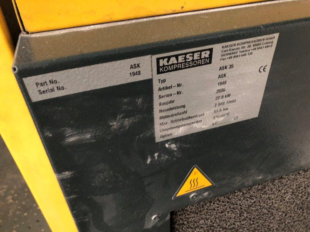 Kaeser ASK 35 compressor unit - Αεροσυμπιεστής: φωτογραφία 2 Kaeser ASK 35 compressor unit - Αεροσυμπιεστής: φωτογραφία 2