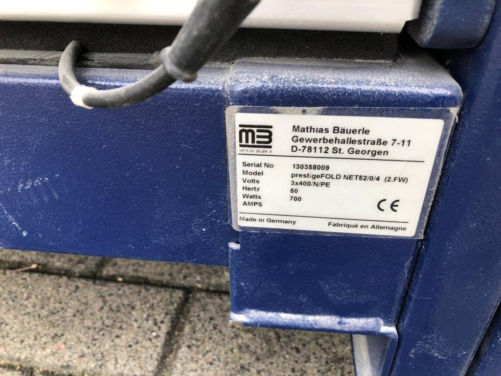 Mathias Bäuerle Prestige FoldNet 52-4-4-FSA-AM 52 buckle plate folding machine - Διπλωτική μηχανή: φωτογραφία 5 Mathias Bäuerle Prestige FoldNet 52-4-4-FSA-AM 52 buckle plate folding machine - Διπλωτική μηχανή: φωτογραφία 5