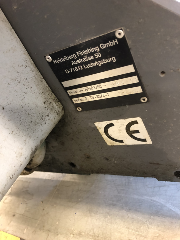 Stahlfolder Topline TD 66-4 with DCT control 3.tes buckle plate folder Heidelberg - Διπλωτική μηχανή: φωτογραφία 3 Stahlfolder Topline TD 66-4 with DCT control 3.tes buckle plate folder Heidelberg - Διπλωτική μηχανή: φωτογραφία 3
