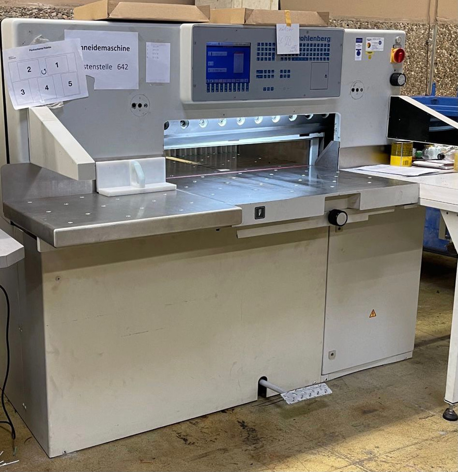 Wohlenberg cut-tec 92 high-speed cutter - Μηχανή κοπής χαρτιού: φωτογραφία 1 Wohlenberg cut-tec 92 high-speed cutter - Μηχανή κοπής χαρτιού: φωτογραφία 1