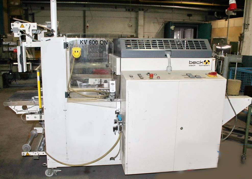 Beck case packer KV 600 pneumatic with 200cm infeed belt - Μηχανή συσκευασίας: φωτογραφία 2 Beck case packer KV 600 pneumatic with 200cm infeed belt - Μηχανή συσκευασίας: φωτογραφία 2