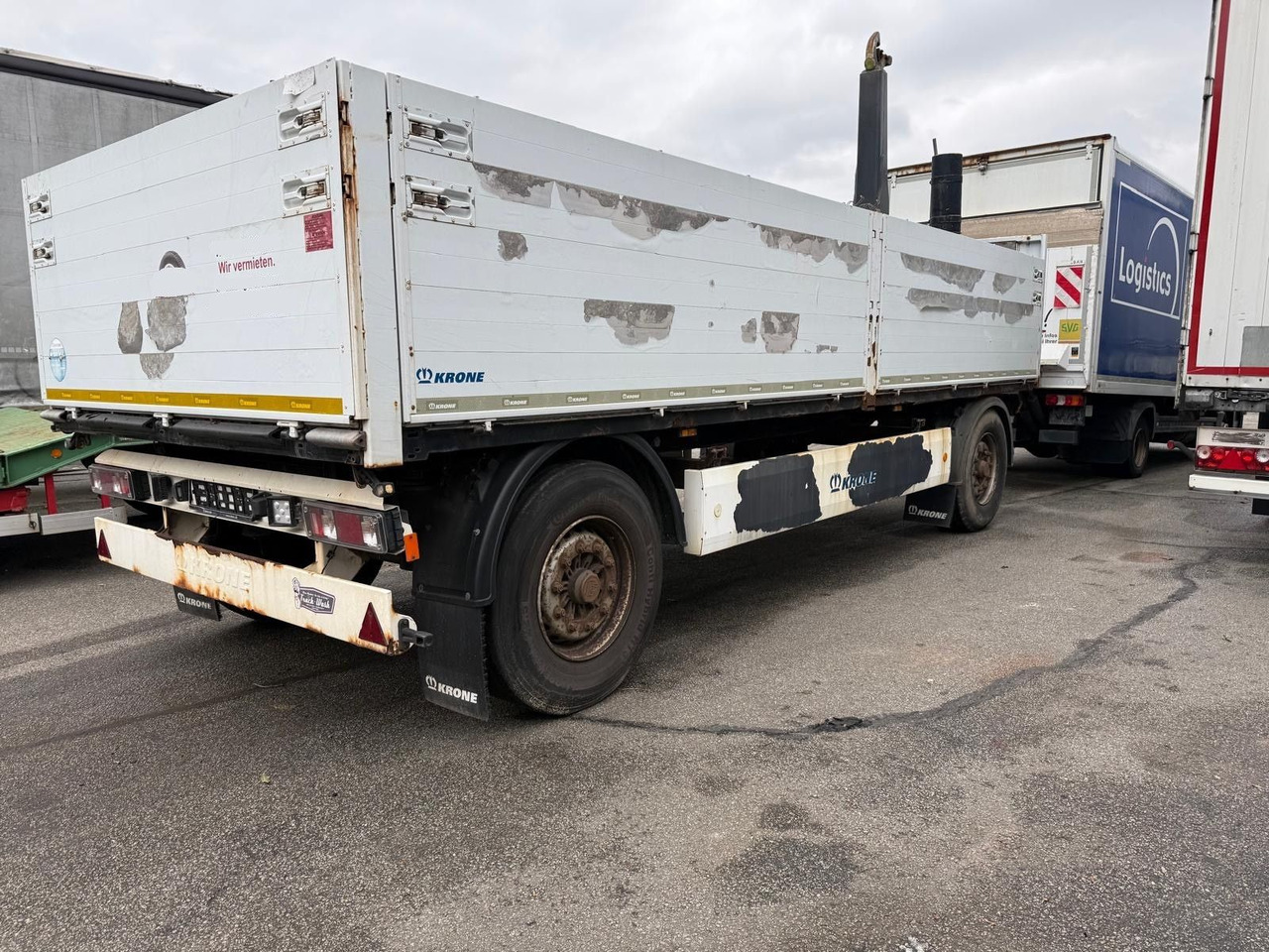 Krone AZ Baustoffe Alu BPW HU möglich - Τρέιλερ πλατφόρμα/ Καρότσα: φωτογραφία 2 Krone AZ Baustoffe Alu BPW HU möglich - Τρέιλερ πλατφόρμα/ Καρότσα: φωτογραφία 2