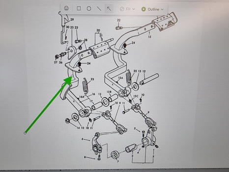 Ford 4610, 10 Series, Lp Cab Brake Pedal D4nn2n003c - Πετάλι για Τρακτέρ: φωτογραφία 5 Ford 4610, 10 Series, Lp Cab Brake Pedal D4nn2n003c - Πετάλι για Τρακτέρ: φωτογραφία 5