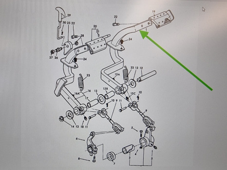 Ford 4610, 10 Series, Lp Cab Clutch Pedal D4nn2n002c - Πετάλι για Τρακτέρ: φωτογραφία 5 Ford 4610, 10 Series, Lp Cab Clutch Pedal D4nn2n002c - Πετάλι για Τρακτέρ: φωτογραφία 5
