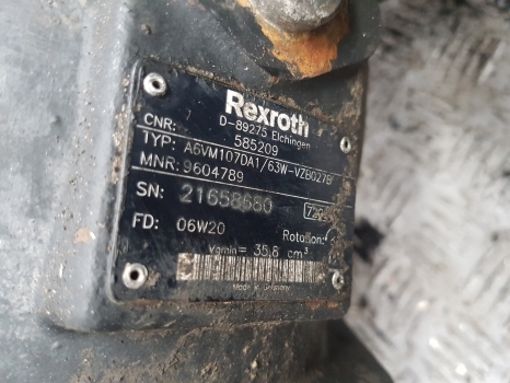 Manitou Mrt2540 Drive Motor, Reducer Rextroth A6vm107da1/63w-vzb027b, 9604789 - Υδραυλική αντλία για Τηλεσκοπικός φορτωτής: φωτογραφία 2 Manitou Mrt2540 Drive Motor, Reducer Rextroth A6vm107da1/63w-vzb027b, 9604789 - Υδραυλική αντλία για Τηλεσκοπικός φορτωτής: φωτογραφία 2