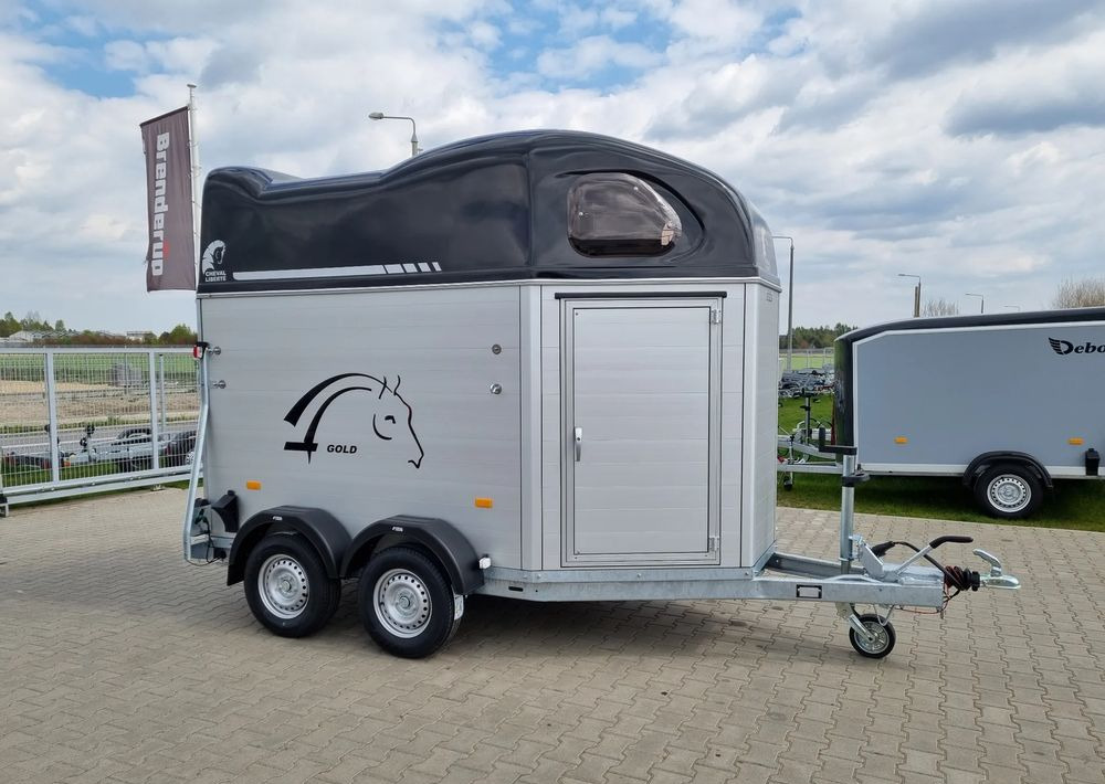 CHEVAL LIBERTÉ Cheval Liberte Gold First Alu + siodlarnia przyczepa dwukonna - Τρέιλερ μεταφοράς αλόγων: φωτογραφία 1 CHEVAL LIBERTÉ Cheval Liberte Gold First Alu + siodlarnia przyczepa dwukonna - Τρέιλερ μεταφοράς αλόγων: φωτογραφία 1