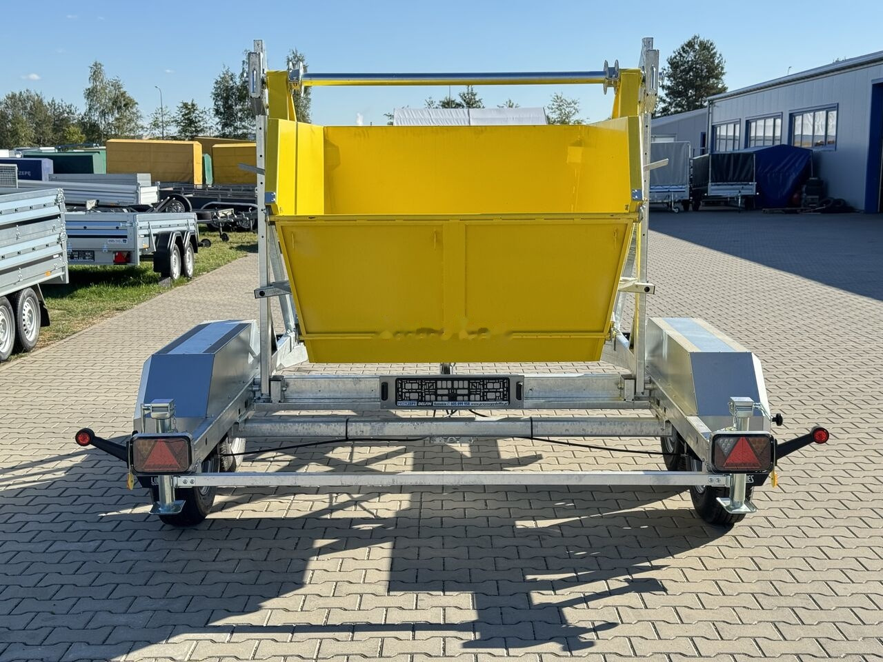 Lorries TPB27-4925 + kontener budowlany | 2700kg - Ρυμουλκούμενο μεταφοράς τυμπάνου καλωδίου: φωτογραφία 4 Lorries TPB27-4925 + kontener budowlany | 2700kg - Ρυμουλκούμενο μεταφοράς τυμπάνου καλωδίου: φωτογραφία 4