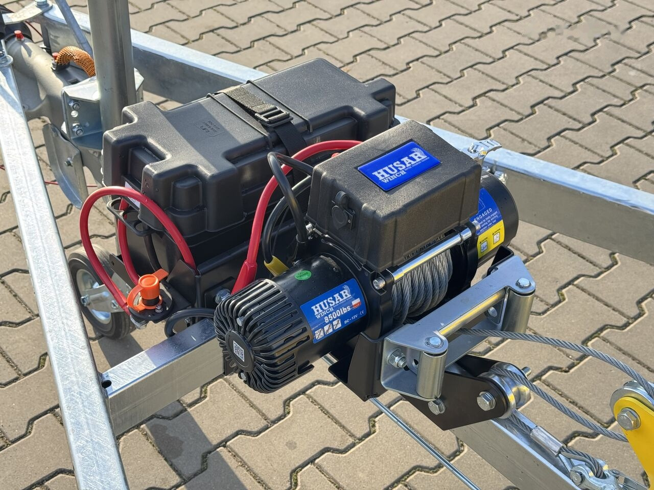 Lorries TPB35-4925 + wciągarka elektryczna | 3500kg - Ρυμουλκούμενο μεταφοράς τυμπάνου καλωδίου: φωτογραφία 2 Lorries TPB35-4925 + wciągarka elektryczna | 3500kg - Ρυμουλκούμενο μεταφοράς τυμπάνου καλωδίου: φωτογραφία 2