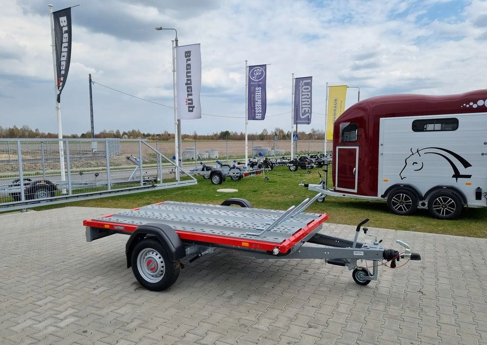 STEMA STM 02 10-25-15.1 red | 251x153 cm 3 motocykle | DMC 1000kg - Τρέιλερ μοτοσυκλετών: φωτογραφία 1 STEMA STM 02 10-25-15.1 red | 251x153 cm 3 motocykle | DMC 1000kg - Τρέιλερ μοτοσυκλετών: φωτογραφία 1