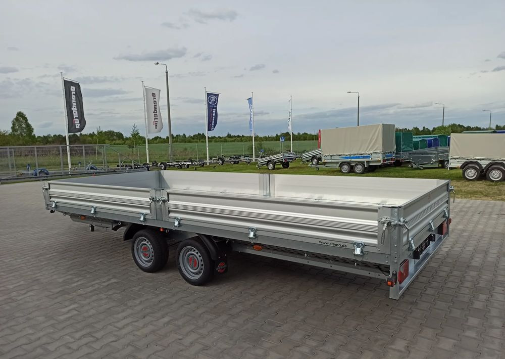 Stema Przyczepa 510x213 cm ALU 3,5T hamowana - Τρέιλερ πλατφόρμα/ Καρότσα: φωτογραφία 5 Stema Przyczepa 510x213 cm ALU 3,5T hamowana - Τρέιλερ πλατφόρμα/ Καρότσα: φωτογραφία 5