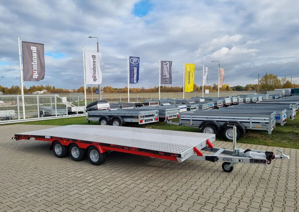 TA-NO TA-NO Scorpio 55 PREMIUM laweta 3 osiowa 5.5m 3500kg DMC najazdy niski załadunek - Ρυμούλκα αυτοκινητάμαξα: φωτογραφία 1 TA-NO TA-NO Scorpio 55 PREMIUM laweta 3 osiowa 5.5m 3500kg DMC najazdy niski załadunek - Ρυμούλκα αυτοκινητάμαξα: φωτογραφία 1