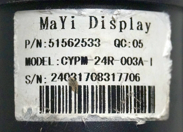 Jungheinrich 51562533 | Battery and Hour indicator MaYi display CYPM-24R-003A-I - Ταμπλό αυτοκινήτου για Ανυψωτικό μηχάνημα: φωτογραφία 3 Jungheinrich 51562533 | Battery and Hour indicator MaYi display CYPM-24R-003A-I - Ταμπλό αυτοκινήτου για Ανυψωτικό μηχάνημα: φωτογραφία 3