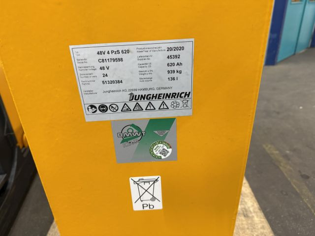Jungheinrich unknown | 48 4PZS620 year 20/2020 sn. C81179598 dimensions 1220x355 - Συσσωρευτής για Ανυψωτικό μηχάνημα: φωτογραφία 4 Jungheinrich unknown | 48 4PZS620 year 20/2020 sn. C81179598 dimensions 1220x355 - Συσσωρευτής για Ανυψωτικό μηχάνημα: φωτογραφία 4