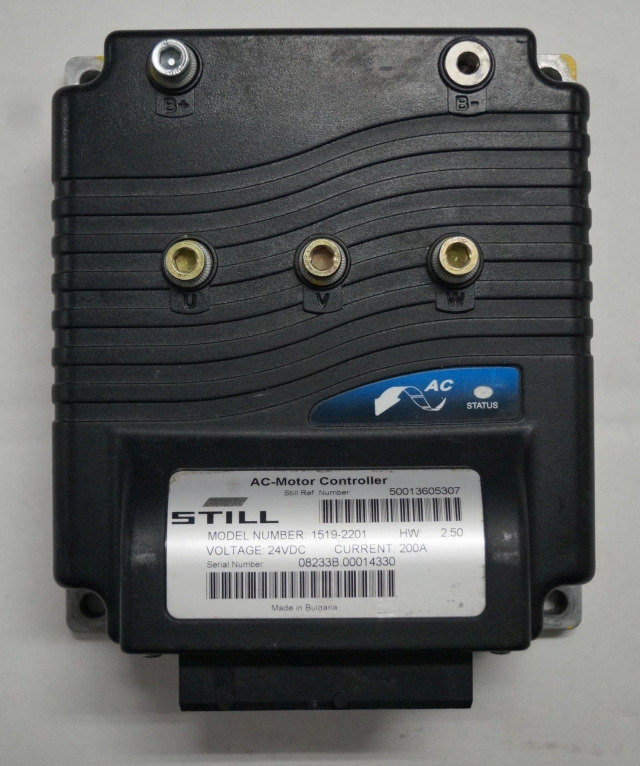 Still 50013605307 | AC Motor controller model 1519-2201 24v DC 200A sn. 08223 B - Ηλεκτρονική μονάδα ελέγχου για Ανυψωτικό μηχάνημα: φωτογραφία 1 Still 50013605307 | AC Motor controller model 1519-2201 24v DC 200A sn. 08223 B - Ηλεκτρονική μονάδα ελέγχου για Ανυψωτικό μηχάνημα: φωτογραφία 1
