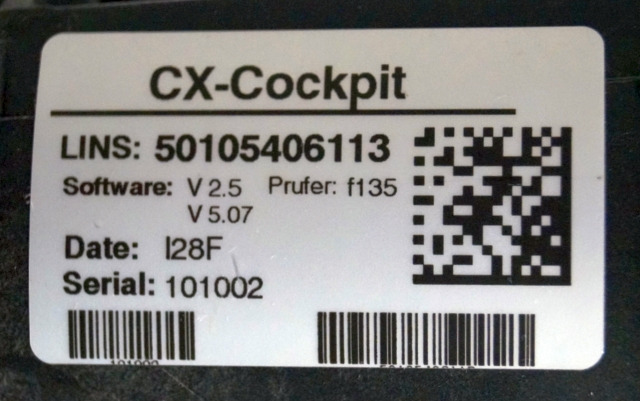 Still 50105406113 | CX cockpit Sw. V2,5 V58,07 sn. 101002 from EXEU S22 year 201 - Ταμπλό αυτοκινήτου για Ανυψωτικό μηχάνημα: φωτογραφία 5 Still 50105406113 | CX cockpit Sw. V2,5 V58,07 sn. 101002 from EXEU S22 year 201 - Ταμπλό αυτοκινήτου για Ανυψωτικό μηχάνημα: φωτογραφία 5