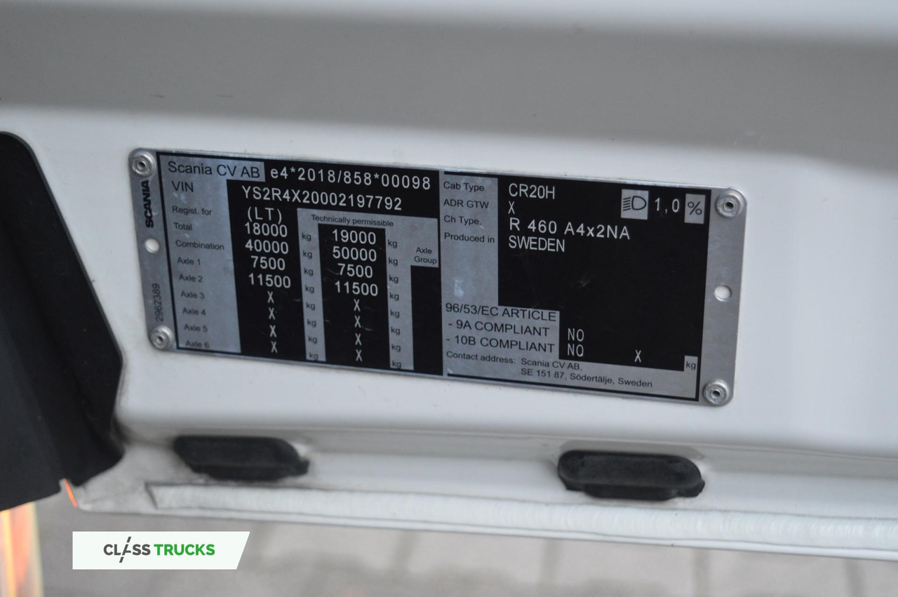Τράκτορας Scania R460 CR20H Adaptive Cruise Control: φωτογραφία 17 Τράκτορας Scania R460 CR20H Adaptive Cruise Control: φωτογραφία 17