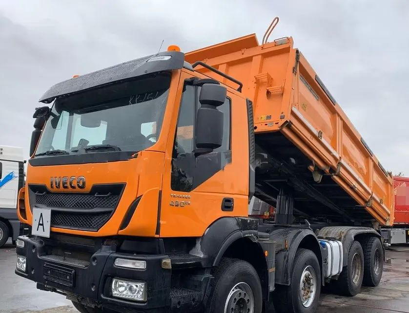 Iveco Trakker 450 E6 / BB/ 8x4 / Wywrotka Meiller 3-stronna / Bordmatik / Automat / Retarder - Φορτηγό ανατρεπόμενο: φωτογραφία 1 Iveco Trakker 450 E6 / BB/ 8x4 / Wywrotka Meiller 3-stronna / Bordmatik / Automat / Retarder - Φορτηγό ανατρεπόμενο: φωτογραφία 1
