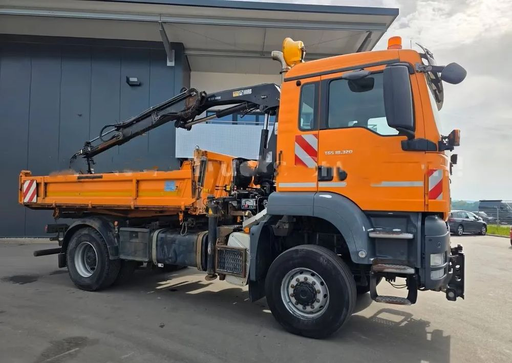 MAN TGS 18.320 4x4 – Wywrotka trójstronna Meiller + Kran HIAB | Komunalny | Euro 5 - Φορτηγό ανατρεπόμενο: φωτογραφία 1 MAN TGS 18.320 4x4 – Wywrotka trójstronna Meiller + Kran HIAB | Komunalny | Euro 5 - Φορτηγό ανατρεπόμενο: φωτογραφία 1