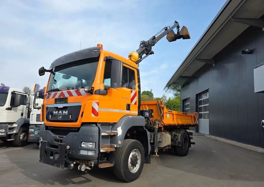 MAN TGS 18.320 4x4 – Wywrotka trójstronna Meiller + Kran HIAB | Komunalny | Euro 5 - Φορτηγό ανατρεπόμενο: φωτογραφία 4 MAN TGS 18.320 4x4 – Wywrotka trójstronna Meiller + Kran HIAB | Komunalny | Euro 5 - Φορτηγό ανατρεπόμενο: φωτογραφία 4