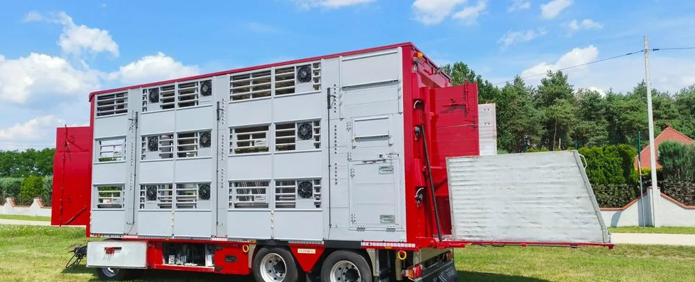 Pezzaioli RBA 32/TRZYOSIOWA PRZYCZEPA-2XBYDŁO,3X TRZODA/HYDRAULICZNIE PODNOSZONY DACH I PODŁOGI / OŚ ŚRODKOWA PODNOSZONA - Ρυμούλκα μεταφορά ζώων: φωτογραφία 2 Pezzaioli RBA 32/TRZYOSIOWA PRZYCZEPA-2XBYDŁO,3X TRZODA/HYDRAULICZNIE PODNOSZONY DACH I PODŁOGI / OŚ ŚRODKOWA PODNOSZONA - Ρυμούλκα μεταφορά ζώων: φωτογραφία 2