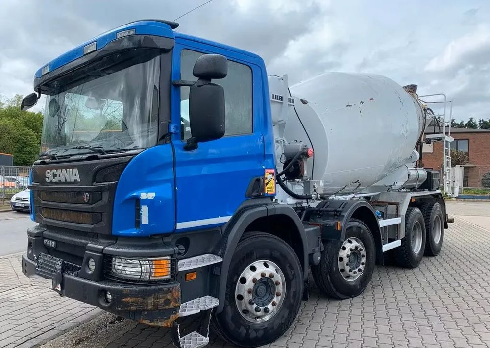 Scania P410 8x4 – Betoniarka Liebherr 9 m³/ Euro 5 / Retarder - Μπετονιέρα φορτηγό: φωτογραφία 1 Scania P410 8x4 – Betoniarka Liebherr 9 m³/ Euro 5 / Retarder - Μπετονιέρα φορτηγό: φωτογραφία 1