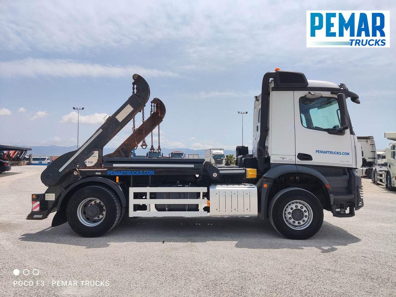 MERCEDES-BENZ AROCS 1845 PORTACONTENEDOR CADENA - Φορτηγό καδοφόρος φορτωτής: φωτογραφία 5 MERCEDES-BENZ AROCS 1845 PORTACONTENEDOR CADENA - Φορτηγό καδοφόρος φορτωτής: φωτογραφία 5