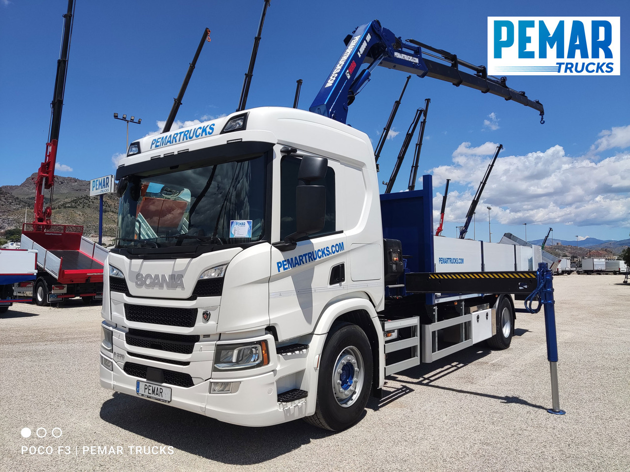 SCANIA P 370 GRUA CAJA FIJA 18T - Φορτηγό με γερανό: φωτογραφία 1 SCANIA P 370 GRUA CAJA FIJA 18T - Φορτηγό με γερανό: φωτογραφία 1