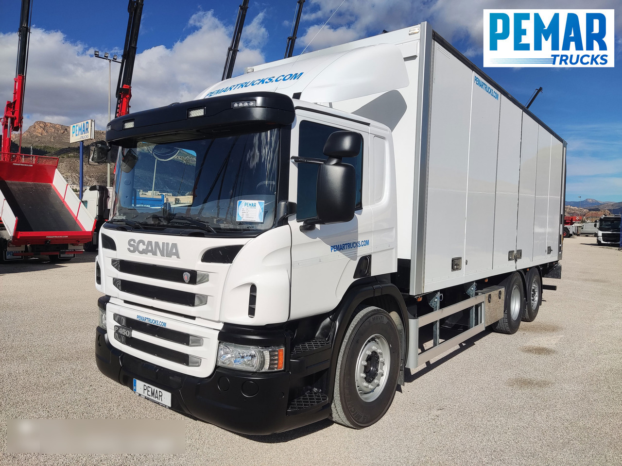 SCANIA P 450 6X2 CAJA CERRADA - Φορτηγό κόφα: φωτογραφία 1 SCANIA P 450 6X2 CAJA CERRADA - Φορτηγό κόφα: φωτογραφία 1