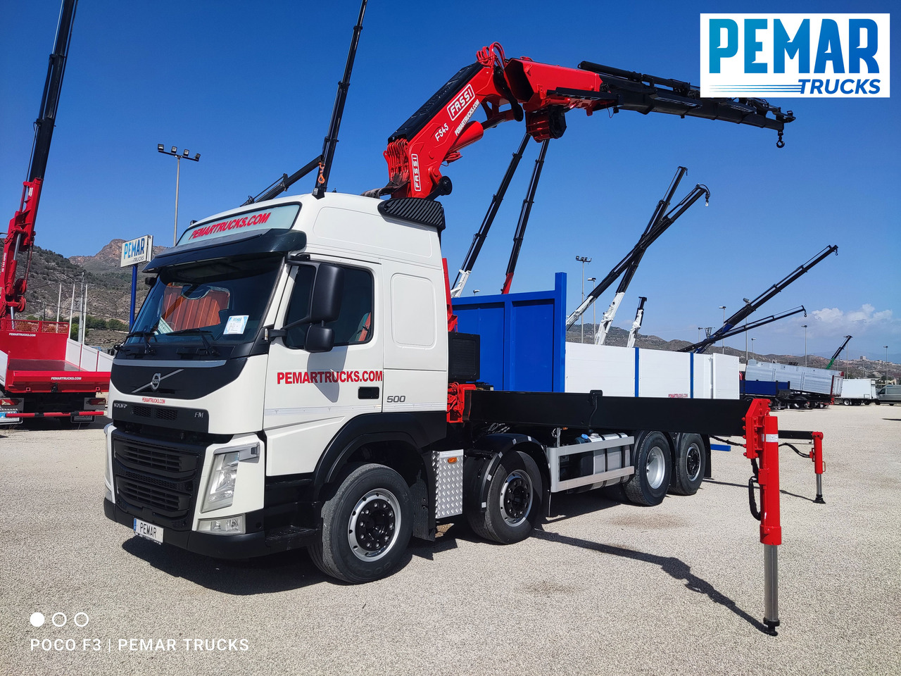 VOLVO FM 500 8X2 GRUA CAJA FIJA 32T - Φορτηγό με γερανό: φωτογραφία 1 VOLVO FM 500 8X2 GRUA CAJA FIJA 32T - Φορτηγό με γερανό: φωτογραφία 1