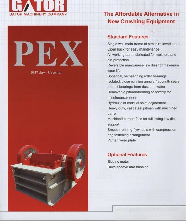TerraGator GATOR PEX250X1200 Jaw Crusher - Θραυστήρας σιαγόνων: φωτογραφία 2 TerraGator GATOR PEX250X1200 Jaw Crusher - Θραυστήρας σιαγόνων: φωτογραφία 2