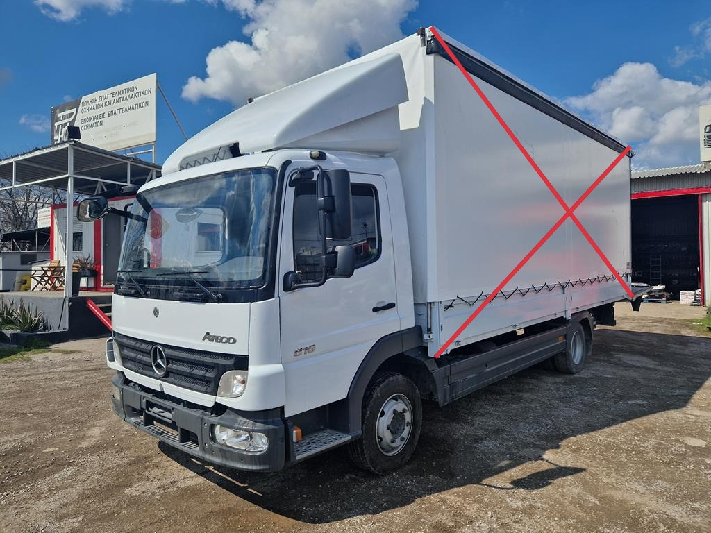 MERCEDES-BENZ ATEGO 816 - Φορτηγό μουσαμάς: φωτογραφία 1 MERCEDES-BENZ ATEGO 816 - Φορτηγό μουσαμάς: φωτογραφία 1