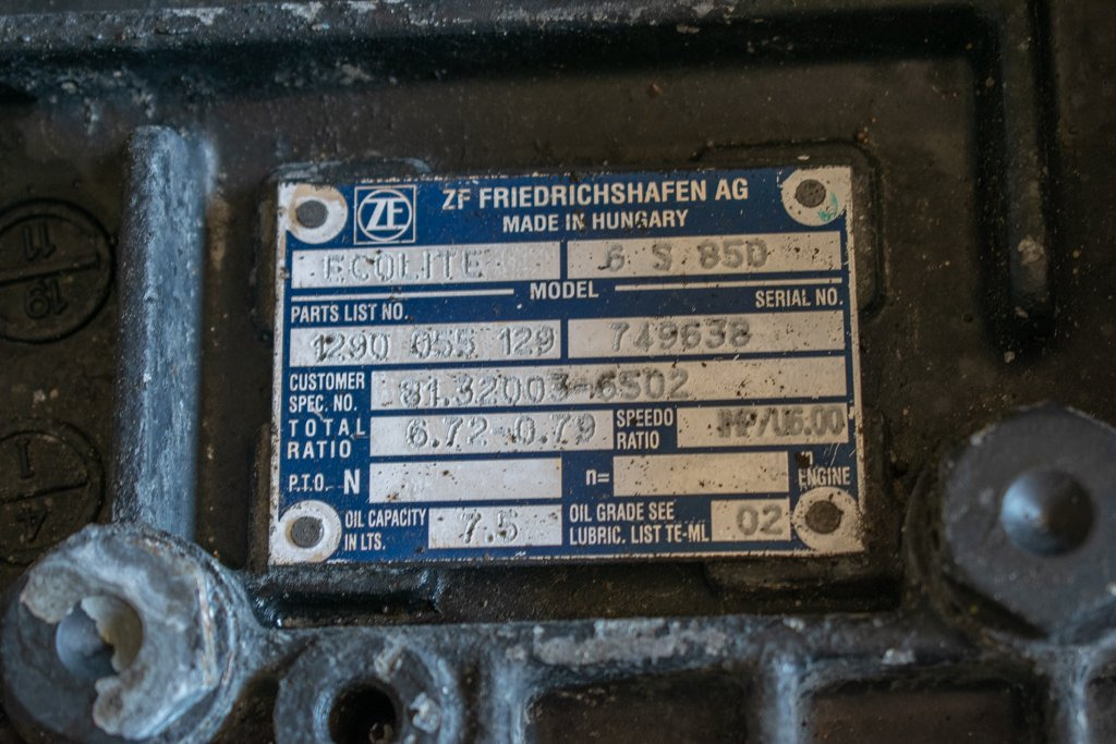 ZF ECOLITE 6 S 850 FOR MAN WITH MECHANICAL LEVER - Κιβώτιο ταχυτήτων για Φορτηγό: φωτογραφία 5 ZF ECOLITE 6 S 850 FOR MAN WITH MECHANICAL LEVER - Κιβώτιο ταχυτήτων για Φορτηγό: φωτογραφία 5