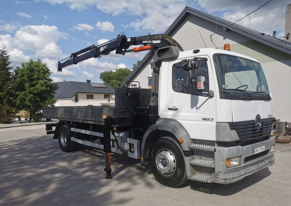 Mercedes-Benz Atego 1823 żuraw HDS Atlas 105.2 koła 315/80R22,5 - Φορτηγό με ανοιχτή καρότσα, Φορτηγό με γερανό: φωτογραφία 3 Mercedes-Benz Atego 1823 żuraw HDS Atlas 105.2 koła 315/80R22,5 - Φορτηγό με ανοιχτή καρότσα, Φορτηγό με γερανό: φωτογραφία 3